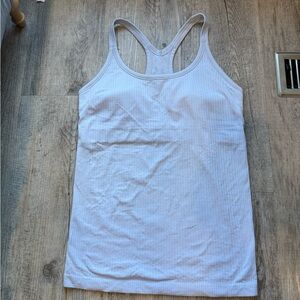 Pale blue (purple tint) Ribbed Tank Top